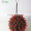 high quality hanging flower balls for wedding hanging flower ball artificial flower ball in china