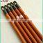 varnished wooden broom handle with long hanger