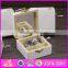 classical handmade wooden hand crank music box with customize W07B032-S