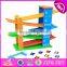 2017 new design 5 levels children funny wooden race car track toy W04E050