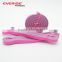 Hot sale the newest developed two color two layer latex resistance band set exercise bands