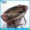 Classic style double color striped large tote bag for women