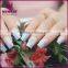 2017 Water transfer printing UV Gel feather design nail foil sticker