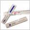 Durable Plastic Glossy Surface Flat Oval Scale Ruler ( 30cm & 15cm ) with Different Proportions