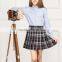 Wholesale OEM Girls Long Sleeve School Shirt Latest Design