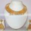 Gold Plated Necklace EARRING Set