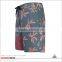 Mens beachwear high quality waterproof sublimation print beach shorts