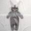 Baby rabbit romper Winter baby clothes cotton unisex Onesie For Baby Custom Pajamas