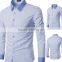 MC1116 2016 best quality pretty price stand collar men shirt for business