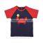 Summer Organic 100% Cotton Cartoon Applique Short T-shirt Boy Clothes Sets