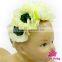 Remake Photo Props Plain Color Fabric Bulk Flower Festival Kids Hairband Beach Baby Girl Headband