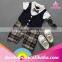 baby boys gentle stylish clothing handsome United Kindom style suit for new boys wholesaler