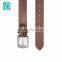 2017 New style brown embossed genuine leather belt buckles belt men