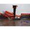 Mini tire mobile construction waste crusher