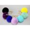 rabbit fur ball bag charm wholesale fur pom pom