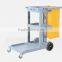 Hotel cleaning cart/Hotel housekeeping maid plastic Service trolley