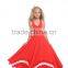 High fashion girl long dresses latest ruffle dresses for girls of 7-16 years old