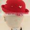 Cheap wholesale winter Imitation wool short brim fedora felt hats for men