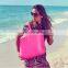 Customied logo silicone bag hot sale silicone beach bag for ladies