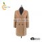 Good quality winter fashion satin jackets long trenchcoat women lady wholesale