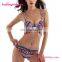 Fashion One Piece Sexy Deep V Neck Swimwear Woman