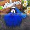 Double Faced Car Keychain Fox Fur Ball Bag Pendant