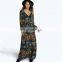 hot fashion ladies long sleeve fancy maxi dress