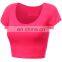 new size short women's sports Yoga tank top short-sleeve t-shirt women