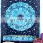 Horoscope Zodiac Astrology Indian Art Tapestry Wall Hanging Hippie Tie & Dye Mandala Tapestries wall decor Ethnic Home art