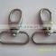 Manufacture supply metal swival eye snap hook metal lobster clasp for handbag purse