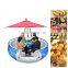 Water BBQ Donut Boat for sale/park boat price