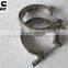 3069053 3923060 Cummins Engine 6BT Air Transfer Pipe V Band Clamp