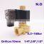 GOGO 2 way brass water Normally open solenoid valve 1/4 3/8 1/2 inch AC 220V 24V 12V Orifice 10mm 16bar PXC pressure valve