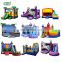 wet or dry low price blow up waterslide bounce houses with water splash pool and air blower