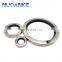 PTFE Stainless Steel Rotary Lip Air Compressor Single lip/Double Lips PTFE Oil Seal Shaft Seal