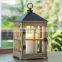 Craft Decorative Driftwood Frame Wooden Candle Lantern Warmer Lantern Decoration For Home