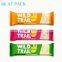 Custom printed snack food candy bar packaging bags