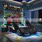 Wholesale leather bed Fashion Modern LED light race car shape children bed High-quality baby bed
