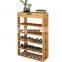 Wooden Shoe Rack 5 Tier Shoe Storage Cabinet