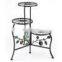 metal iron flower stand