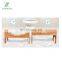 Bamboo Adjustable Luxury Squatting Toilet Stool with Built-in Foot Massager to Boost Blood Circulation Non-Slip