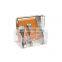 Kitchen Countertop Table Ware Organizer Clear Acrylic Cutlery Holder With Handle