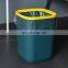 cheap simple high fashion plastic open top garbage can PP plastic trash can