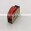 Modern iron frame aluminium hardware shades sliding shutter heavy duty window blinds wheels rollers