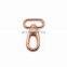 32MM Rose Gold Double End D Ring Trigger Snap Hook Swivel Carabiner for Dog Leash