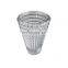 Creative Modern Handmade Bacca Burner Home Wedding Decoration Tabletop Small 15cm Flower Clear Mosaic Glass Crystal Vase