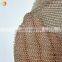 Decorative bronze Stainless Steel Chainmail Ring Metal Mesh Curtains