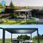 Motorized Bioclimatic Pergola Aluminum Garden Pergolas with Customized Color aluminum pergola with adjustable louvers