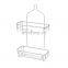 Metal Stainless Steel Rust Proof Shower Shelf Caddy No Drilling Bathroom Shower Storage Rack Hanging Shower Caddy