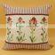 Flower Embroidered Cushion Cover